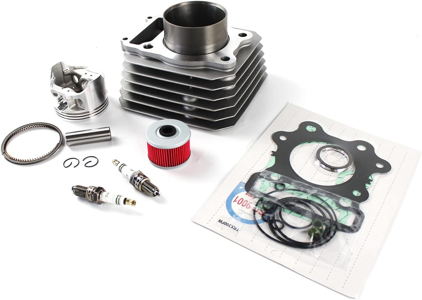 TRX300 TRX 300 Cylinder Top End Rebuild Kit New Fits for 1988-2000 Honda TRX 300 Fourtrax FW 4x4 2x4 Motorcycle Engine Cylinder Kit