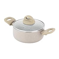 FLORINA Pentola in alluminio ISLA 1,6L I 18 cm I Casseruola in alluminio con rivestimento