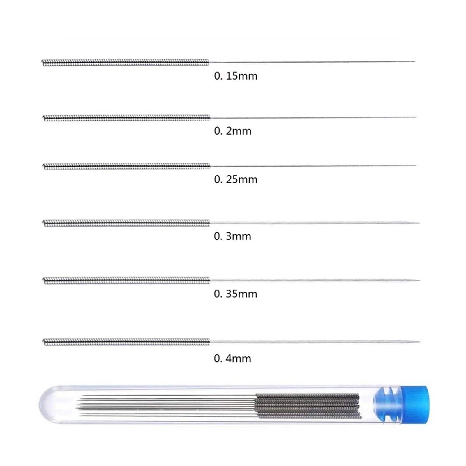 Kit d'aiguilles de nettoyage imprimante 3D, 0,2-1, mm