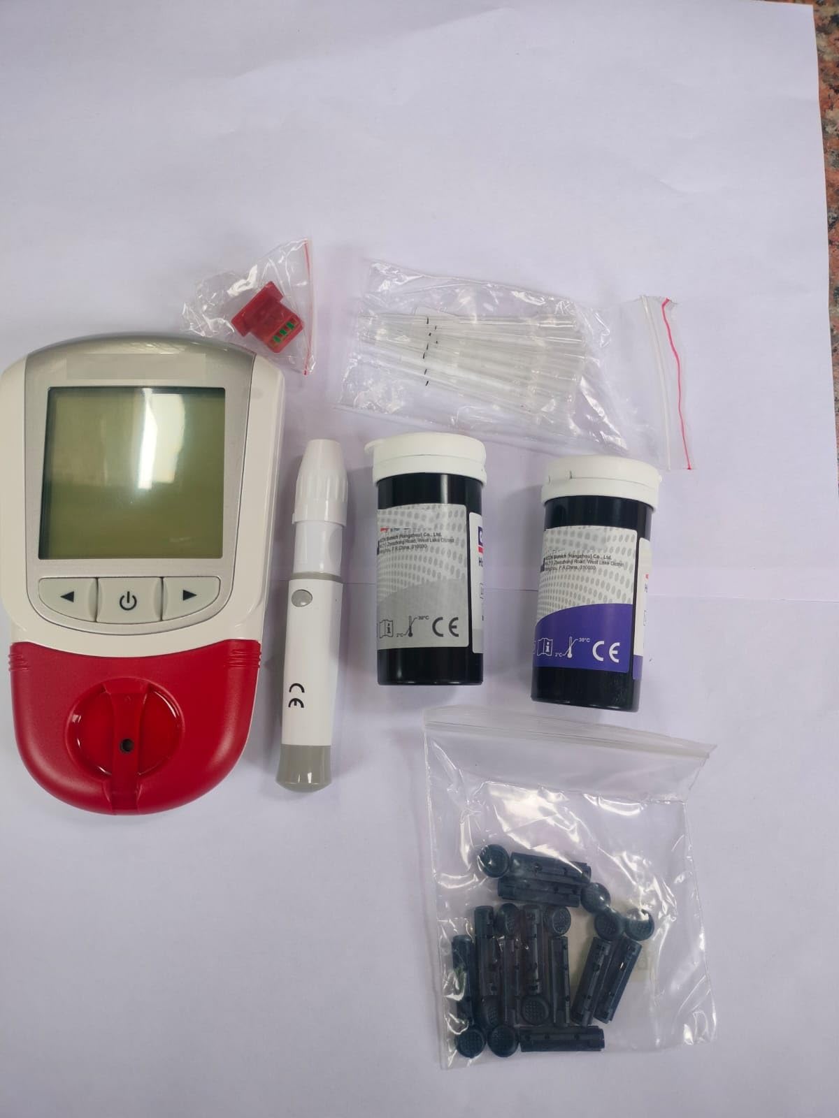 Saini_MEDICOS - Medidor de hemoglobina con 60 tiras reactivas (sin batería)