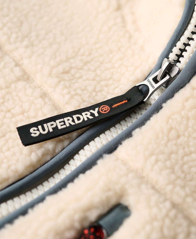 Superdry Damen Outdoor Sherpa-Fleecejacke