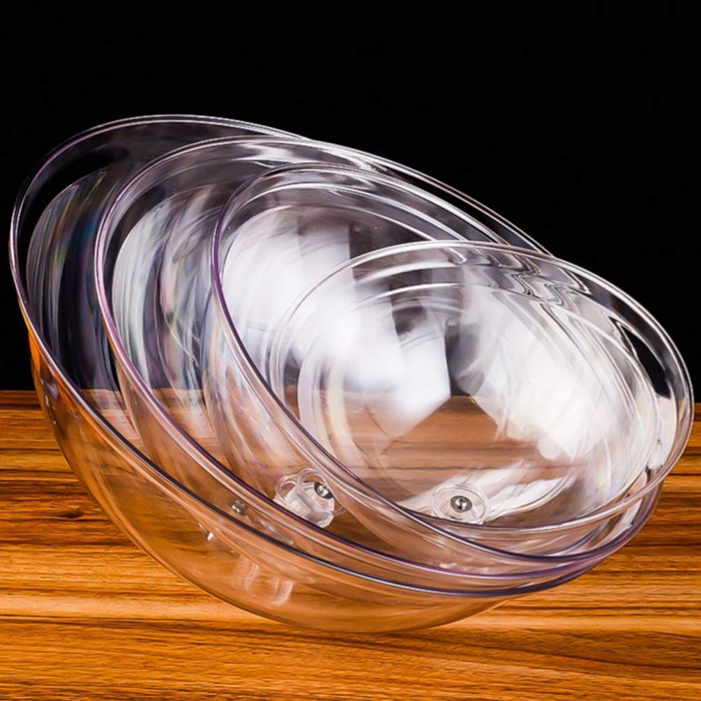 Cabilock Couvercle Transparent pour présentoir à gâteau, Couvercle Alimentaire pour désert, Cloche, Dessert, gâteau, Plateau de Service, Plat de Service, Bol de Punch, 35,4 cm.