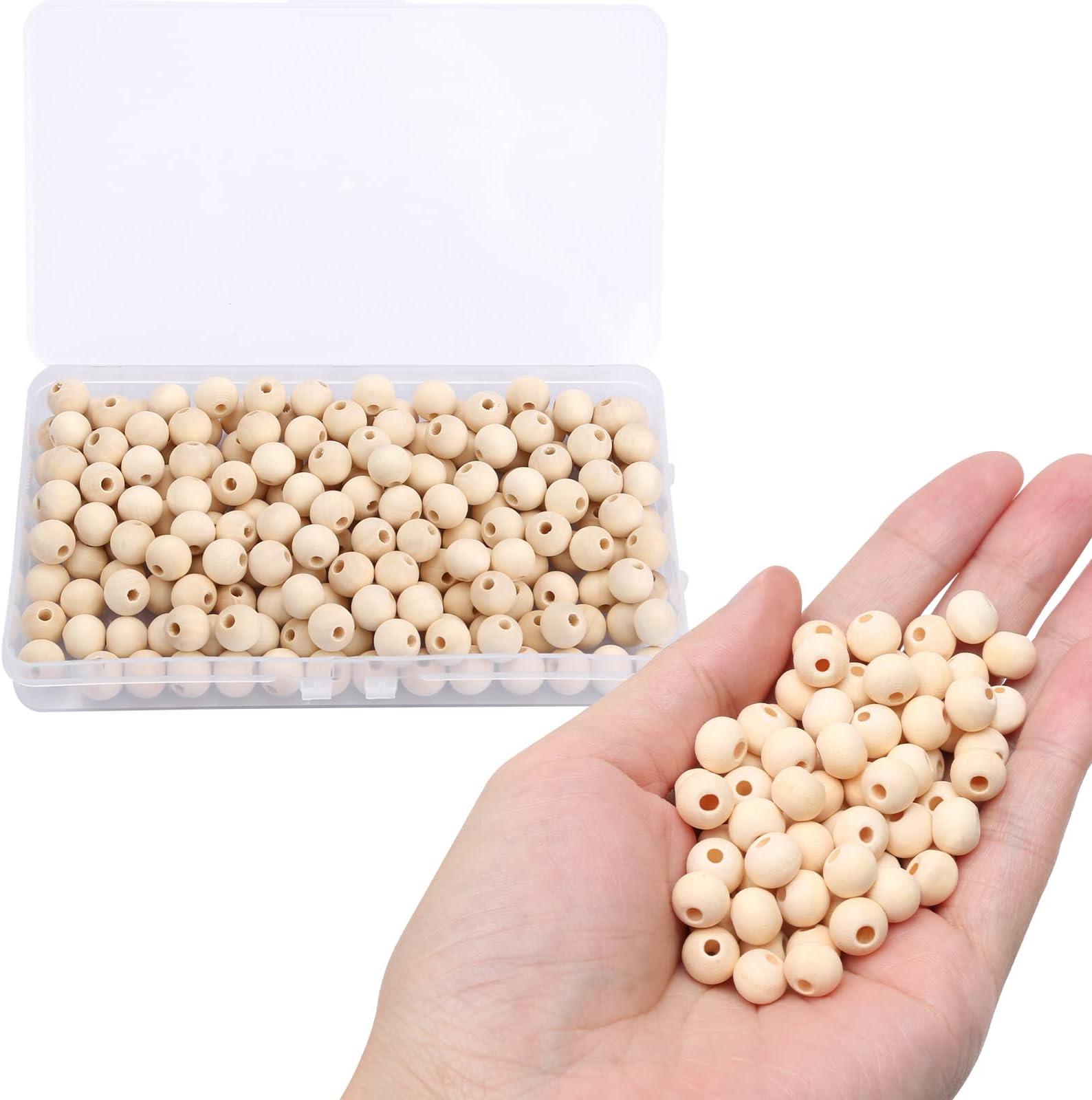 25X Perle Macrame Non Finite In Legno 14x9mm Rondelle Non - Foto 4