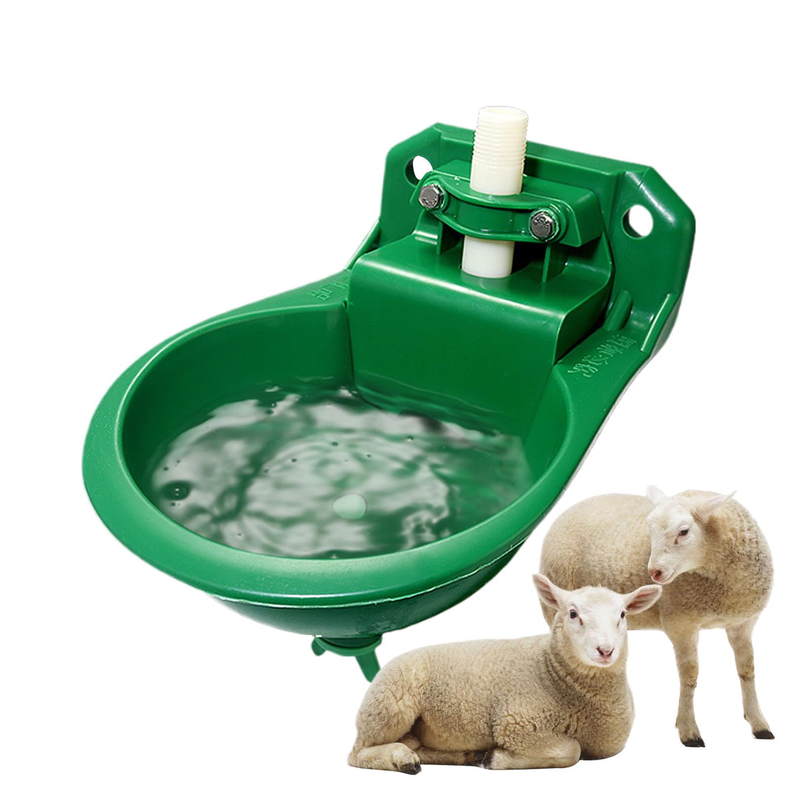 Serbatoio 'acqua automatico, 500 ml Sheep Water Through, mangiatoia per capre – Livestock Water Dispenser, pollame – Attrezzature per l'alimentazione per pollame per interni ed esterni, per