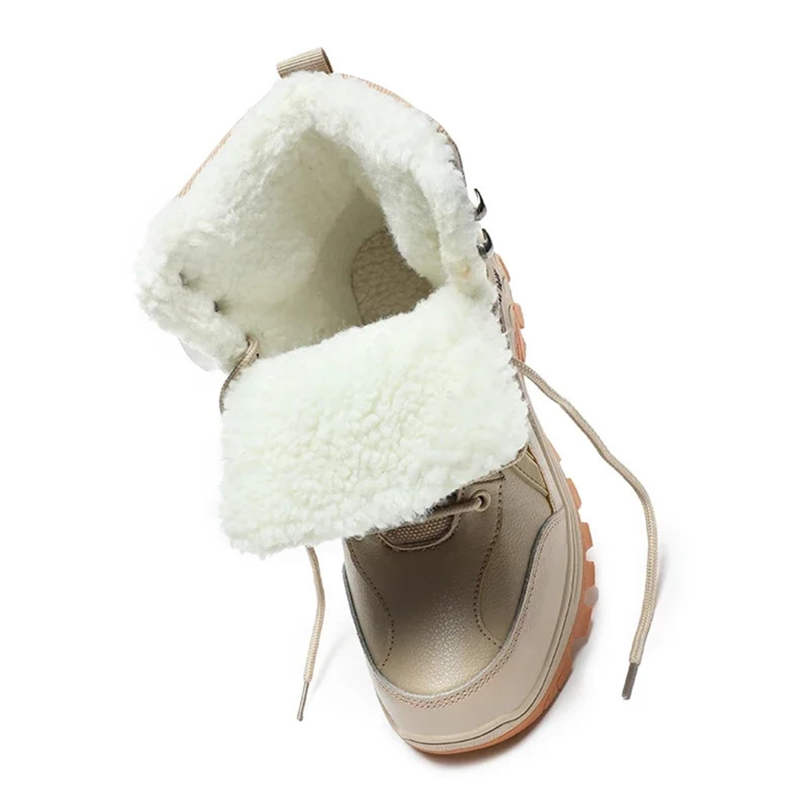 Bottes montantes chaudes et imperméables en peluche for hommes Pour le travail, le ski et l'extérieur