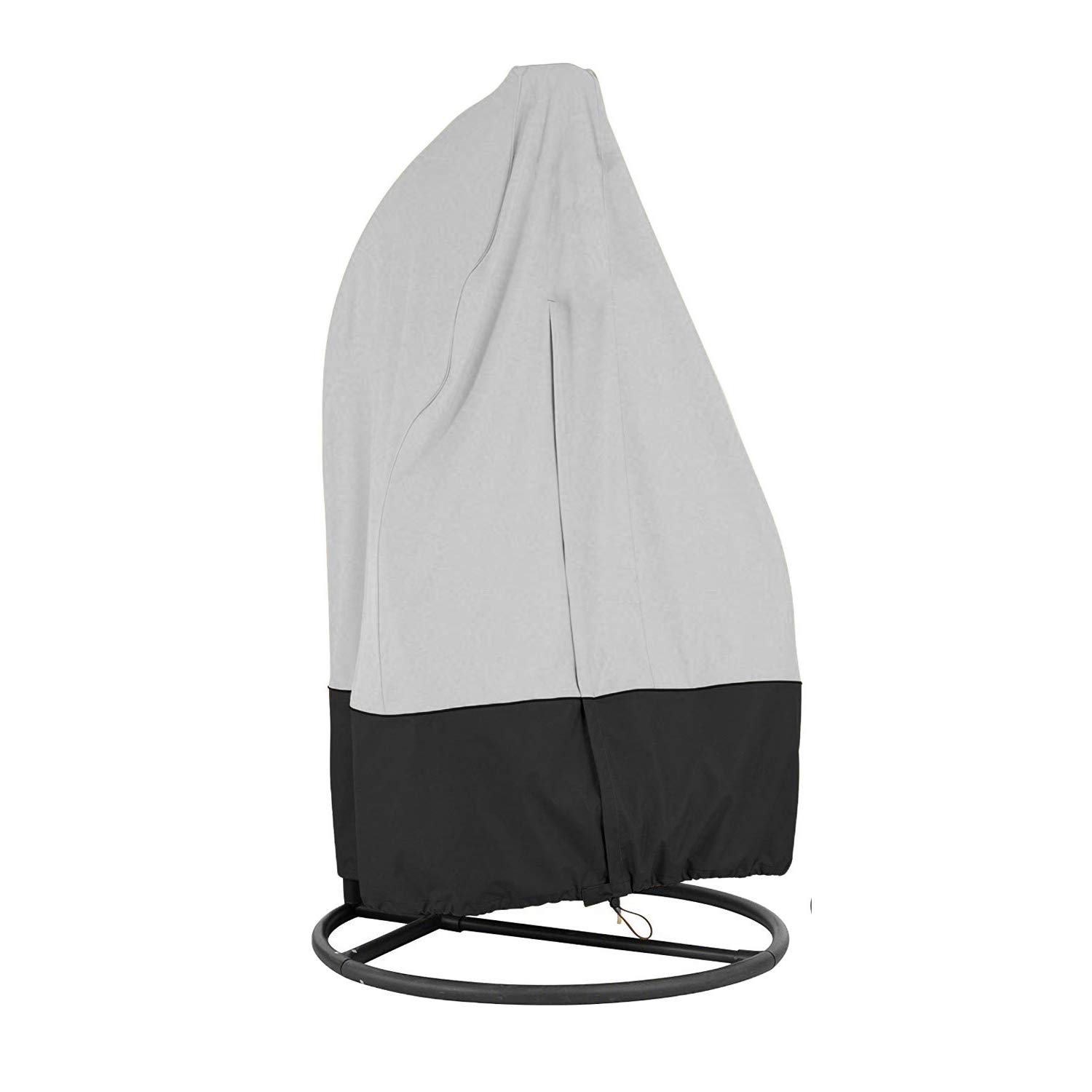 HONCENMAX Patio Hanging Chair Cover - Cocoon Egg Chair Cover - for Rattan Wicker Swing Seat Chair - Waterproof Furniture Protective Cover - for Single Swinging Chair (190 * 115cm) — image 1