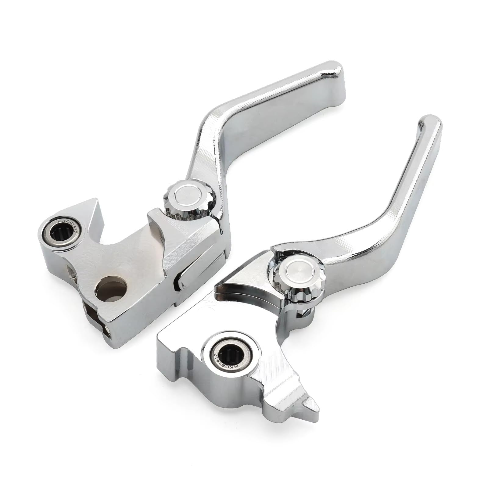 Beizhengbhd One Color Clutch Lever Handlebar Motorcycle Lever Clutch Black For Sportster Iron For Xl883 For Xl1200 For X48 2014 2015 2016 2017 2018-2024(Chrome-Short)