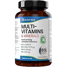 Multivitamin | 26 Key Multivitamins & Minerals for Women & Men Including Vitamin B12, K K2, D D3, C & Folic Acid | 3 Months Supply | Suitable for Vegetarians