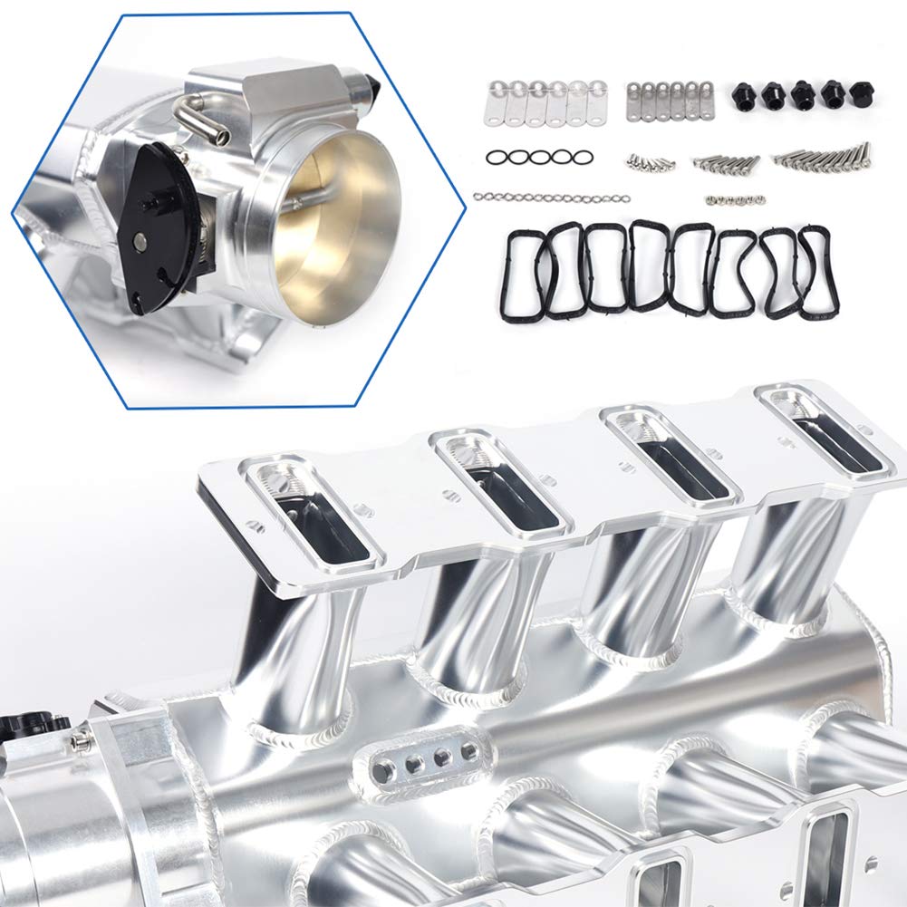 Buy Intake Manifold TBVECHI Intake Manifold Port Sensor Fuel Rail 92mm