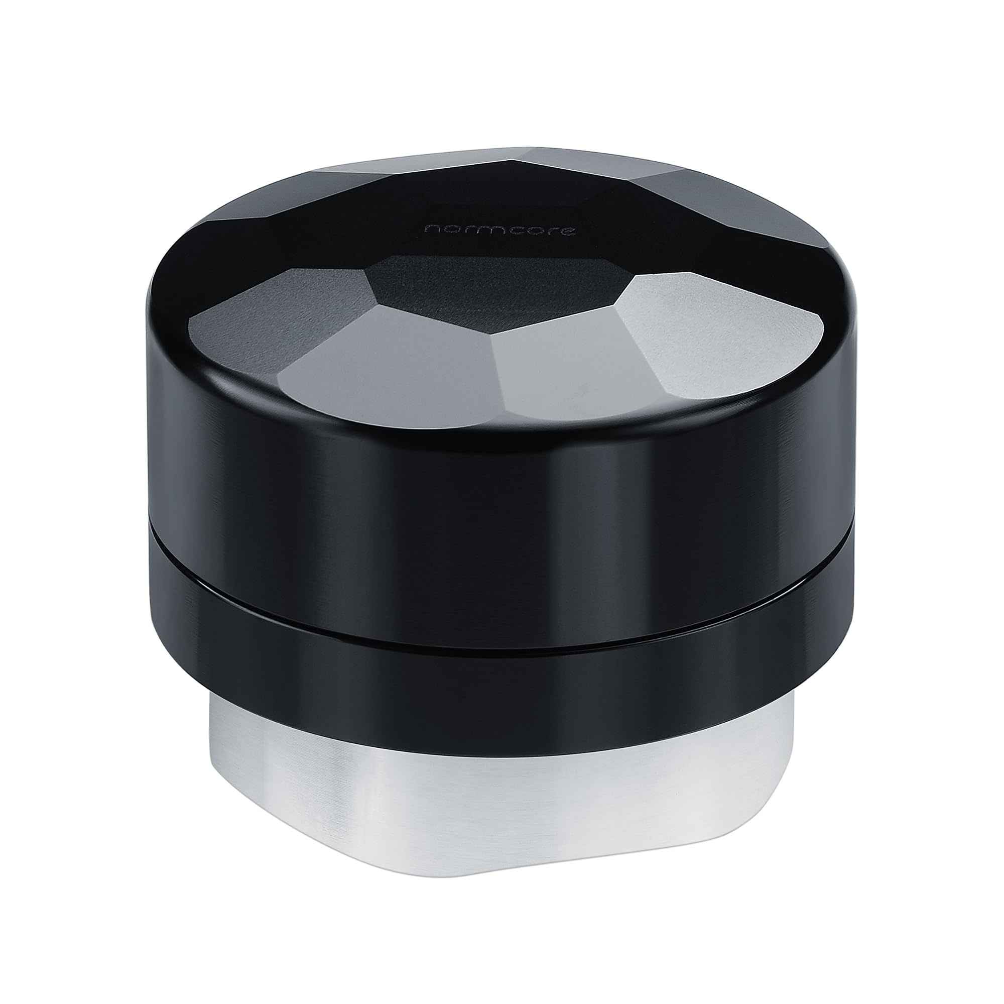 Normcore 51mm Gravity Coffee Distributor, Crystal-Cut Top Espresso Leveler with Self-Leveling Base, Gravity-Adaptive Coffee Distributor with 5-Blade Distribution Base