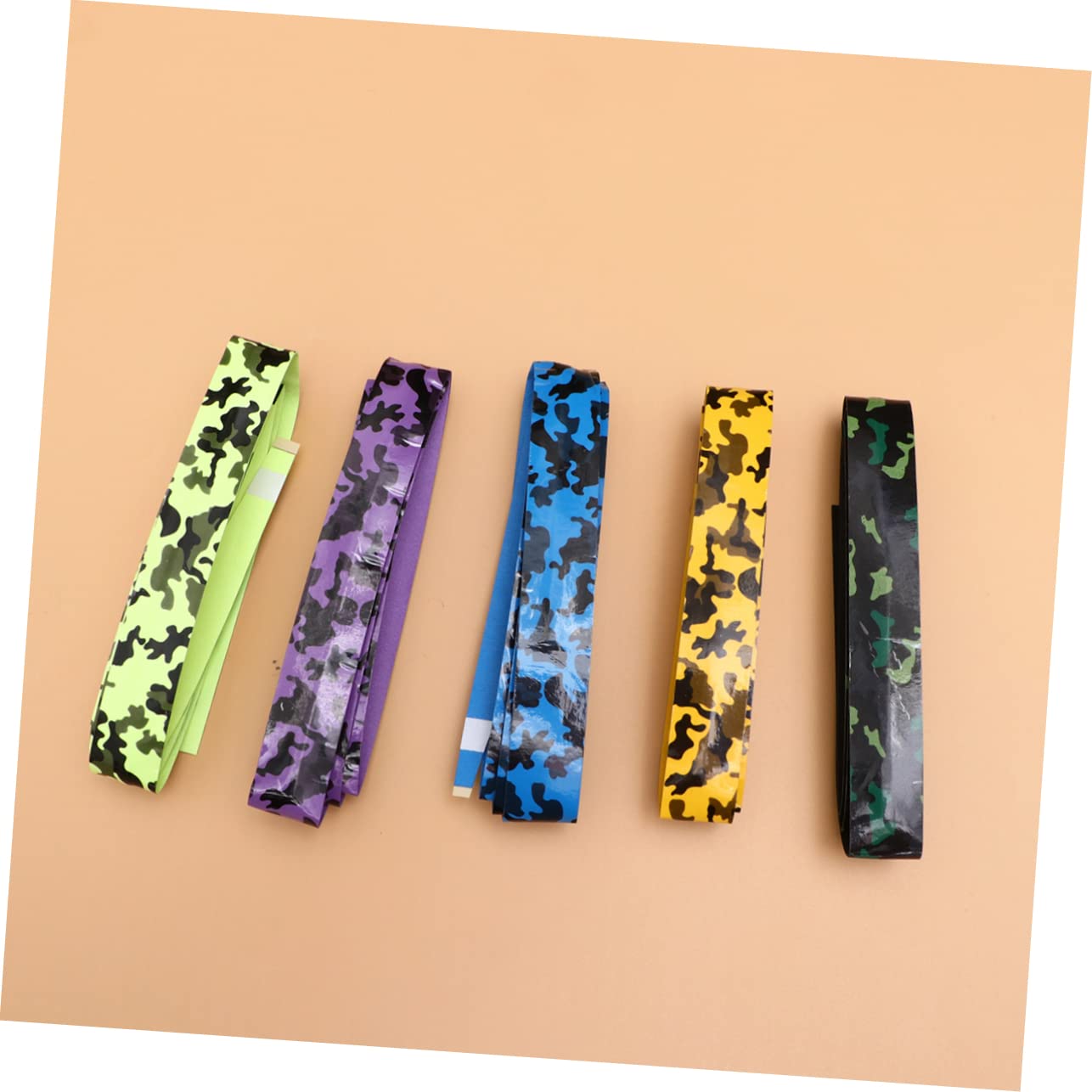 Abaodam Badminton Racket Grip 5 Pcs Overgrip Anti-Slip Fishing Rod Grip Sweat Absorption Belt Sweatband for Tennis
