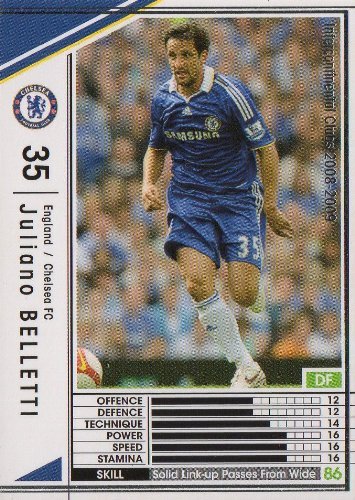 『希少』Chelsea FC 2008.9 vintage チェルシー Amazon.co.jp: WCCF/08-09/ チェルシー/白/083/ジュリアーノ・ベレッチ