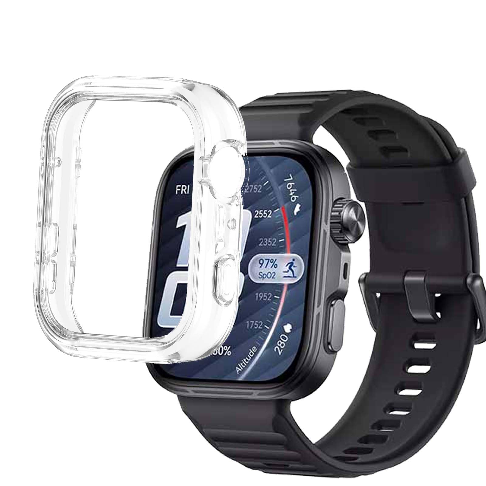 Amazon.co.jp: For HUAWEI WATCH FIT 5 Pro ケース 保護 PC素材 カバー 