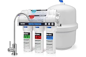 FS-TFC 5-Stage Reverse Osmosis Water Filtration System with Bonus Filters