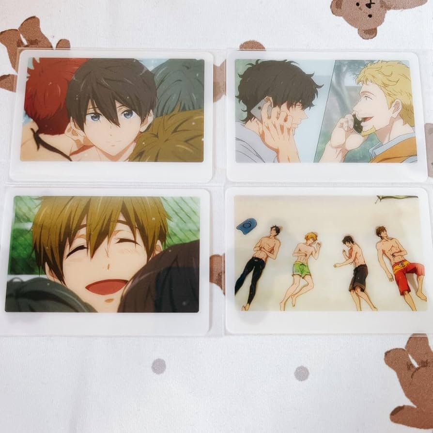 Free! MS ミニフォトカード 10th 七瀬遙 橘真琴 葉月渚 竜ヶ崎怜