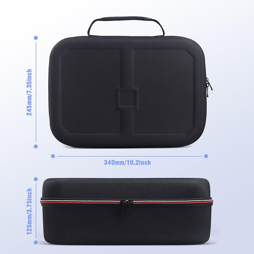Custodia da viaggio per Switch 2, resistente, antiurto, con slot per schede di gioco e design antigraffio