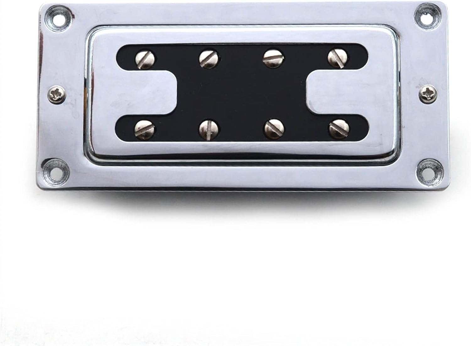 Mikrogitara akustyczna, mini styl dwuliniowy 8 otworów basowy elektryczny Humbucker pickup szyi i mostek pickup zestaw do gitary elektrycznej części zamienne(02)