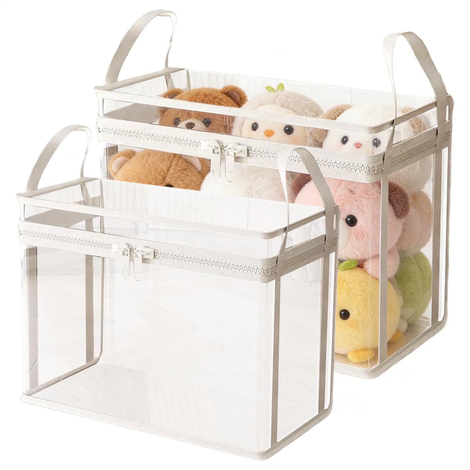 Boîte de rangement pour jouets : fini les peluches éparpillées avec ce coffre transparent