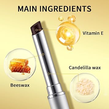2PCS Honey Lipstick Tinted Lip Balm, Sheer Hydrating Lip Balm for Dry Lips