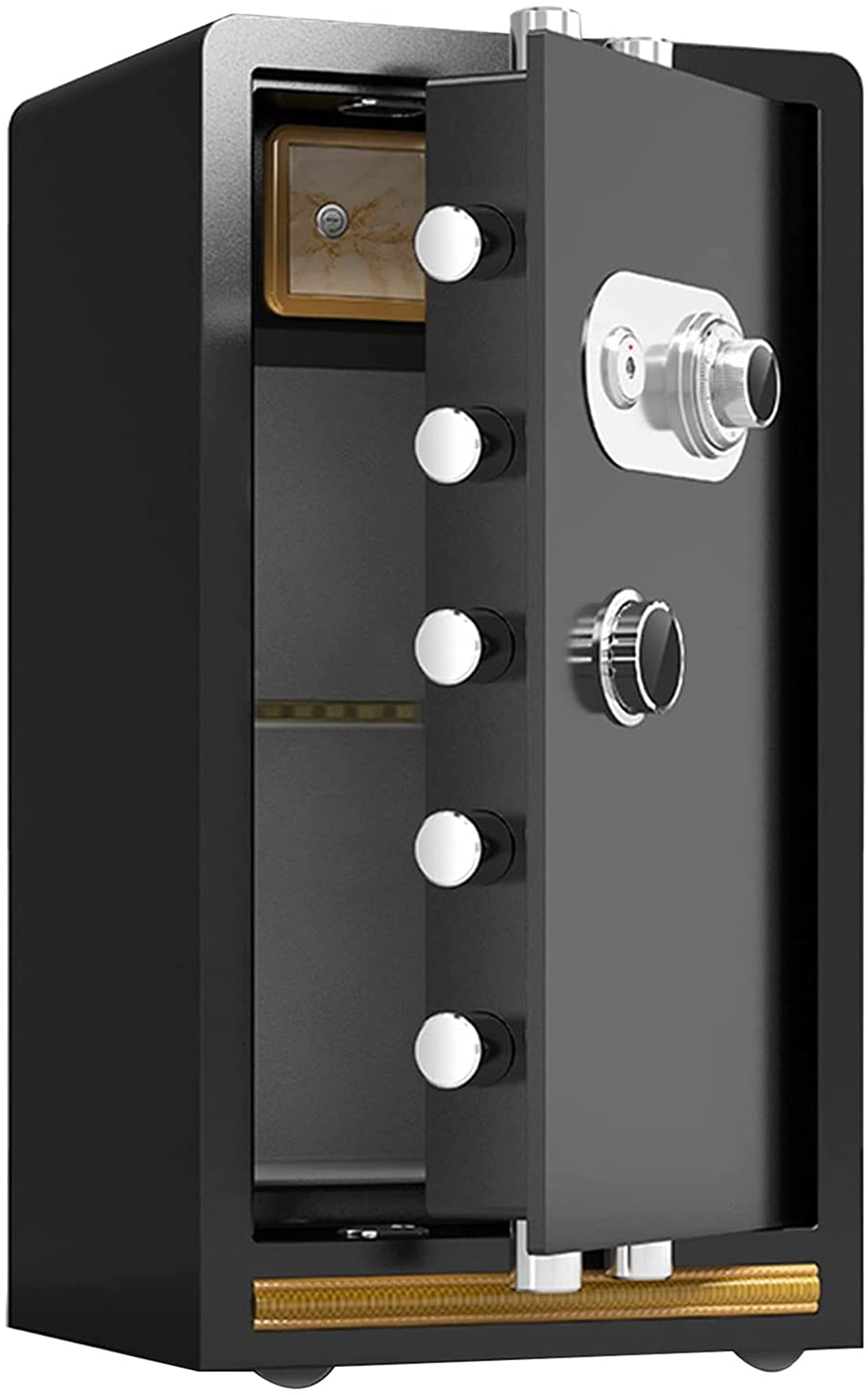 RLKHXBS Safe,Home Safe, Security Safe Home and Office Fireproof and Anti-Theft Lockers Key Password Mechanical