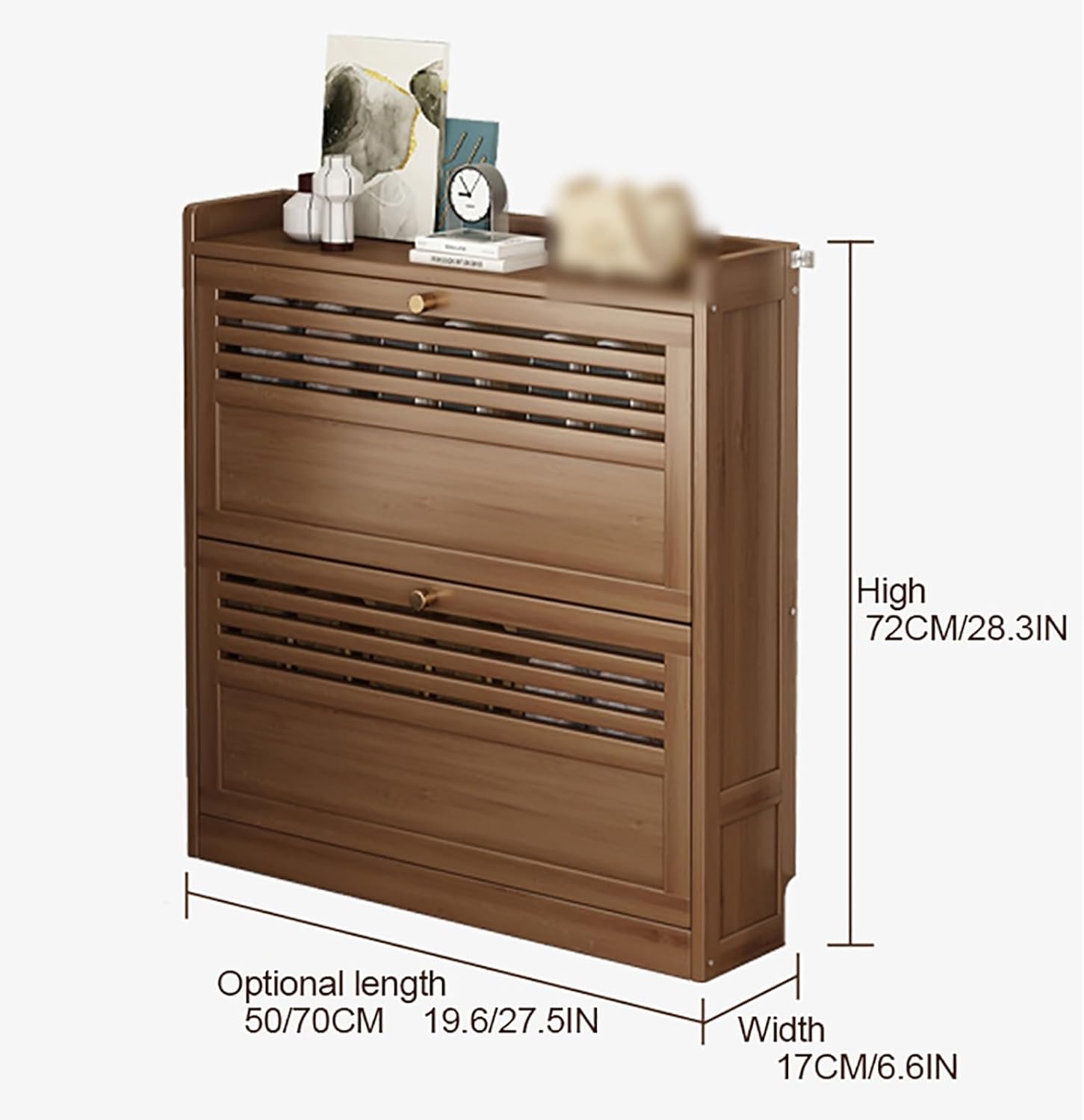 Narrow Shoe Rack Cabinet Freestanding Shoe Rack Shoe Cabinet Shoe Cabinet with Flip Doors Modern Slim Hidden Shoe Cabinet With Doors for High Heels Entryways Hallways Closets. ( Color : Double door ,