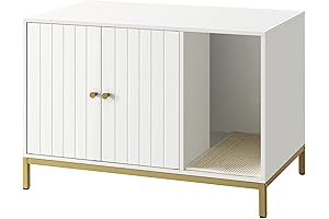 Feandrea Litter Box Cabinet: The Ultimate Luxury Cat Condo with Privacy and Style