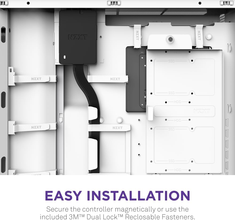 NZXT Control Hub installed in a PC case