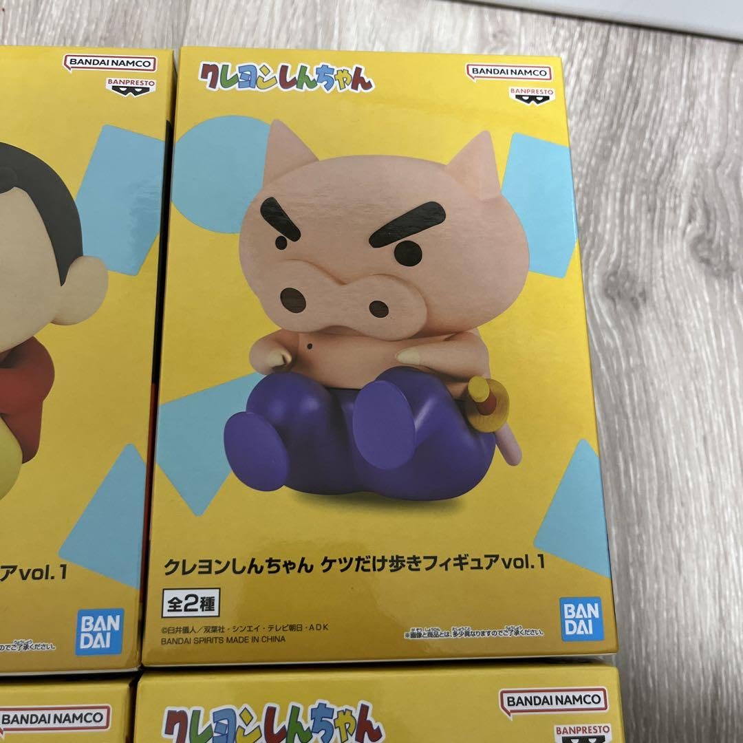 BANPRESTO - クレヨンしんちゃん ケツだけ歩きフィギュア ４個セット Amazon.co.jp: クレヨン しんちゃん ケツだけ歩き隊 コンプ