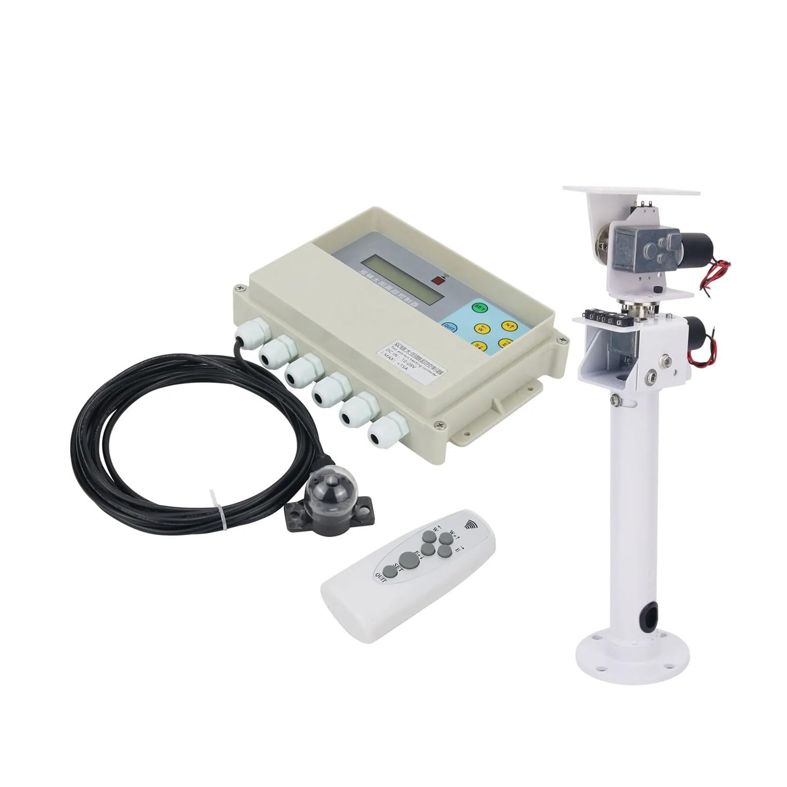 Controller for inseguitore solare a doppio asse + giunto cardanico a doppio asse CC for inseguimento solare automatico