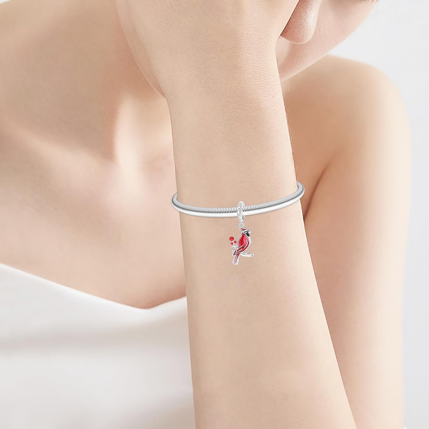 Angel Cross Butterfly Ice Cream Charm 925 Sterling Silver Charm Fits Women's Charm Bracelet & Necklace Jewelry Gifts for Women Family Friends - Image 3