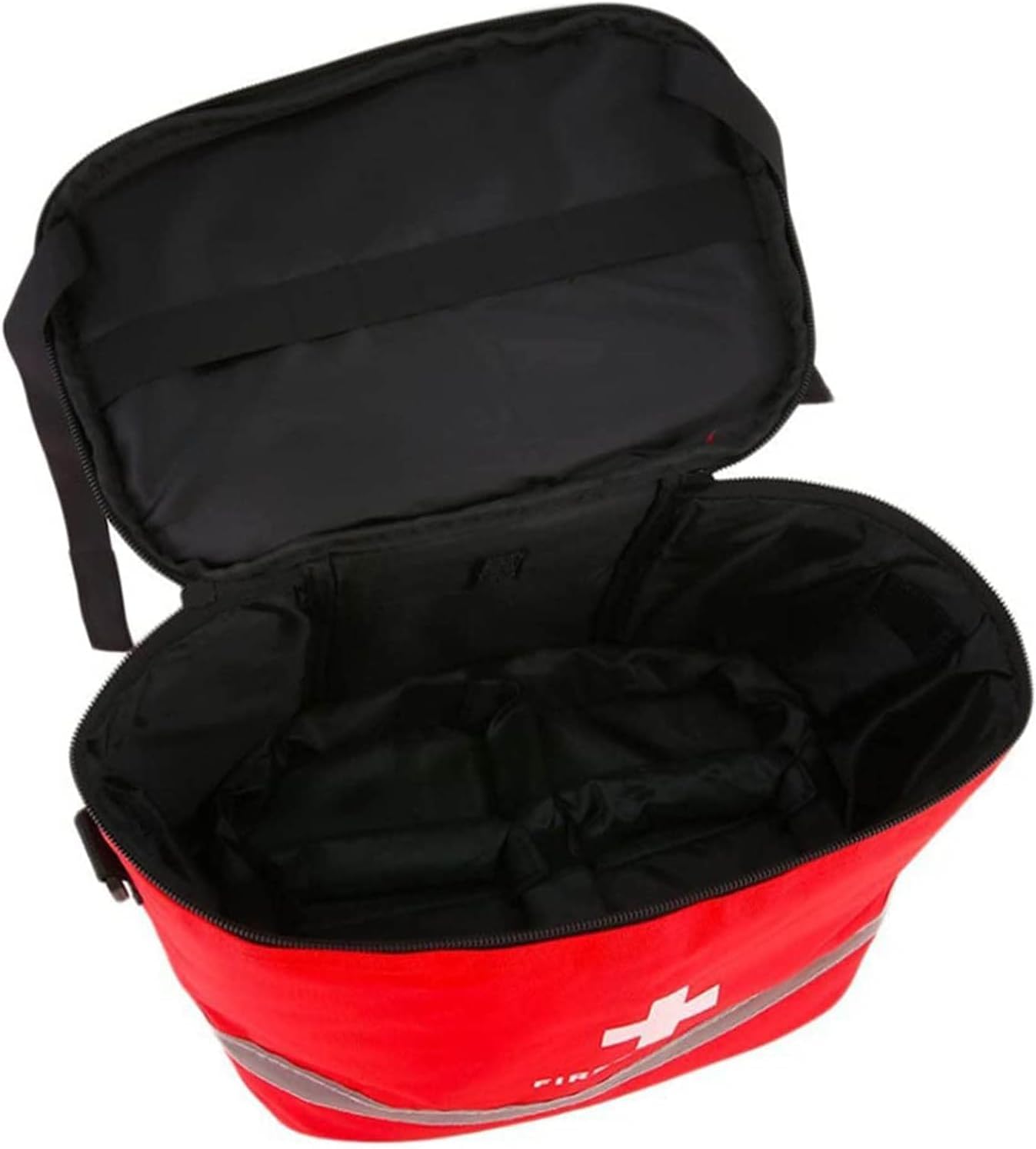 Premium First Aid Kit Bag, Safety Empty Haversack, Responder, Medical Supplies(Red)