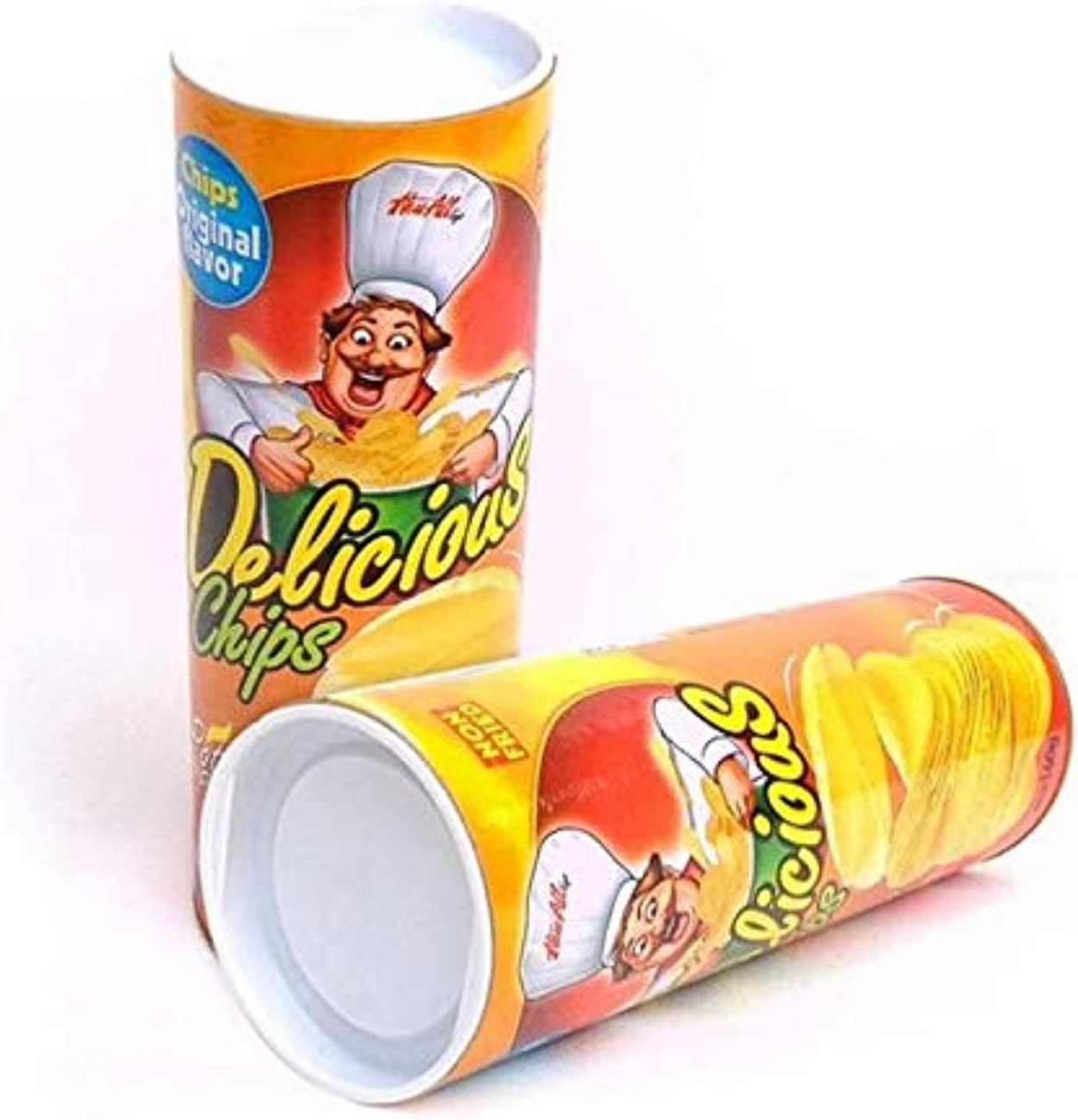 Potato Chip Snake In A Can Gag Gift Prank Large Size for April Fools' Day and Halloween