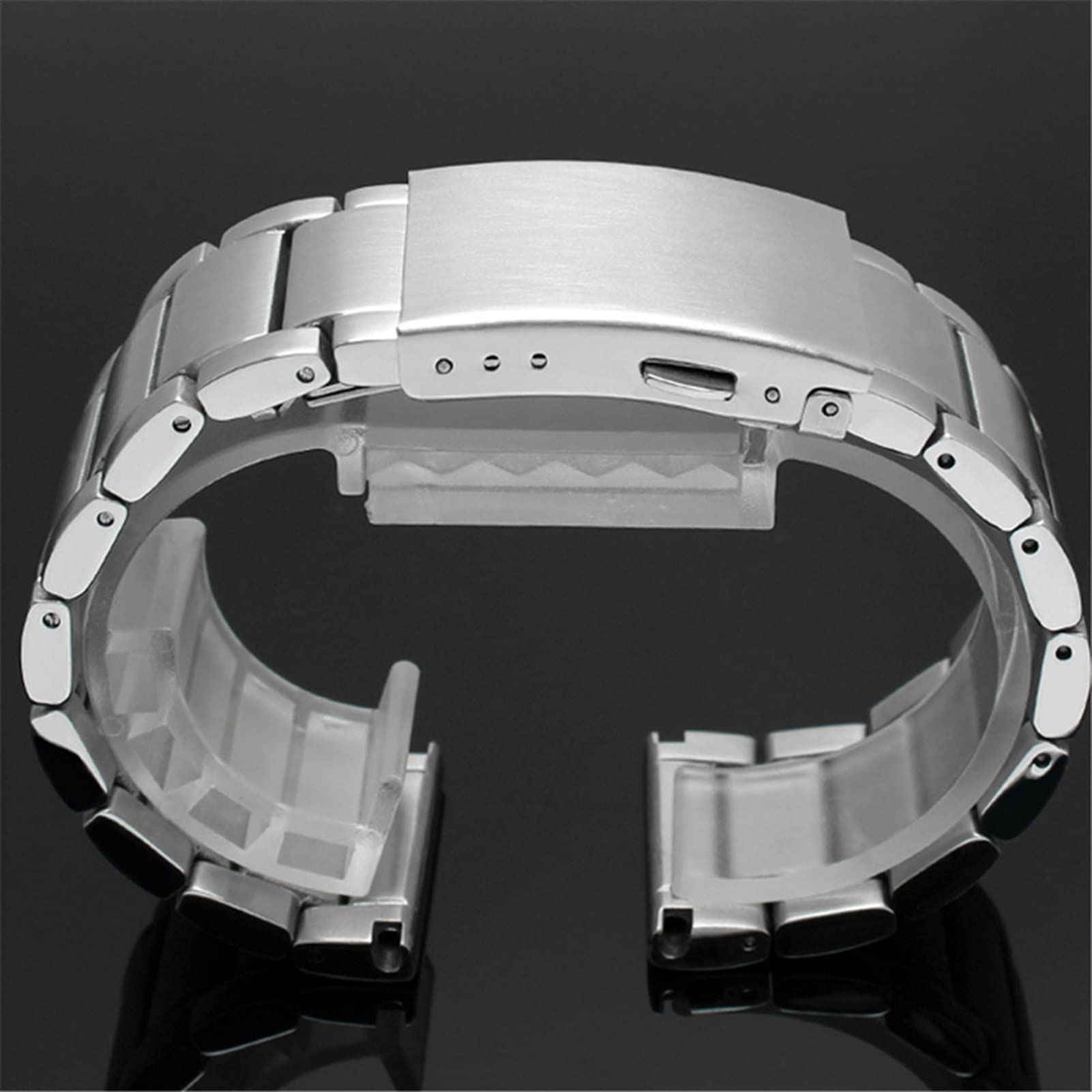 Pasek do zegarka Solidny pasek do zegarka ze stali Męski pasek sportowy 22mm 24mm 26mm 28mm 30mm pasek do zegarka ze stali nierdzewnej dla mężczyzn metalowa bransoletka na nadgarstek