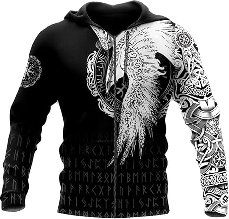 LXRYUN Sudadera Unisex Realista Con Capucha Y Impresión Digital 3D, Con Diseño De Cabeza De Lobo
