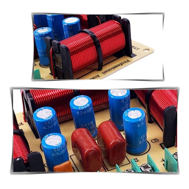 2 x 4-Wege-Lautsprecher, Bass-Frequenzteiler, Heimkino, HiFi-Stereo-Schaltung, Audio-Crossover-Filter