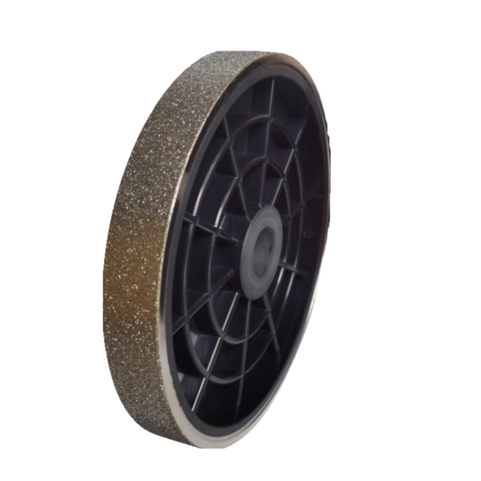 Mola diamantata da 8 pollici, diametro 200 mm, spessore 25, foro,4, lega elettrolitica, plastica, lucidatura parallela in giada Attrezzatura per la macinazione(With reducing sleeve800#)