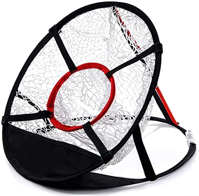 Kapler Filet de golf Chipping Net, Pop Up Golf Chipping Net, écaillage de golf, Practice Net, Jeu de chipping de golf (blanc)