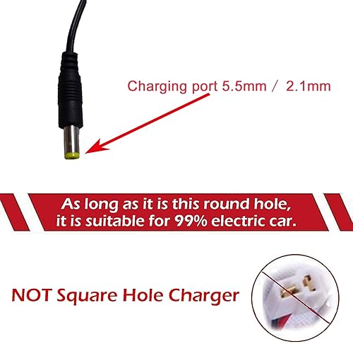 Miniatura 4 de Cargador de 6 V para juguetes de paseo de 6 voltios, cargador de batería para niños, trax, quad, Hello Kitty, SUV, Huffy alimentado por batería,