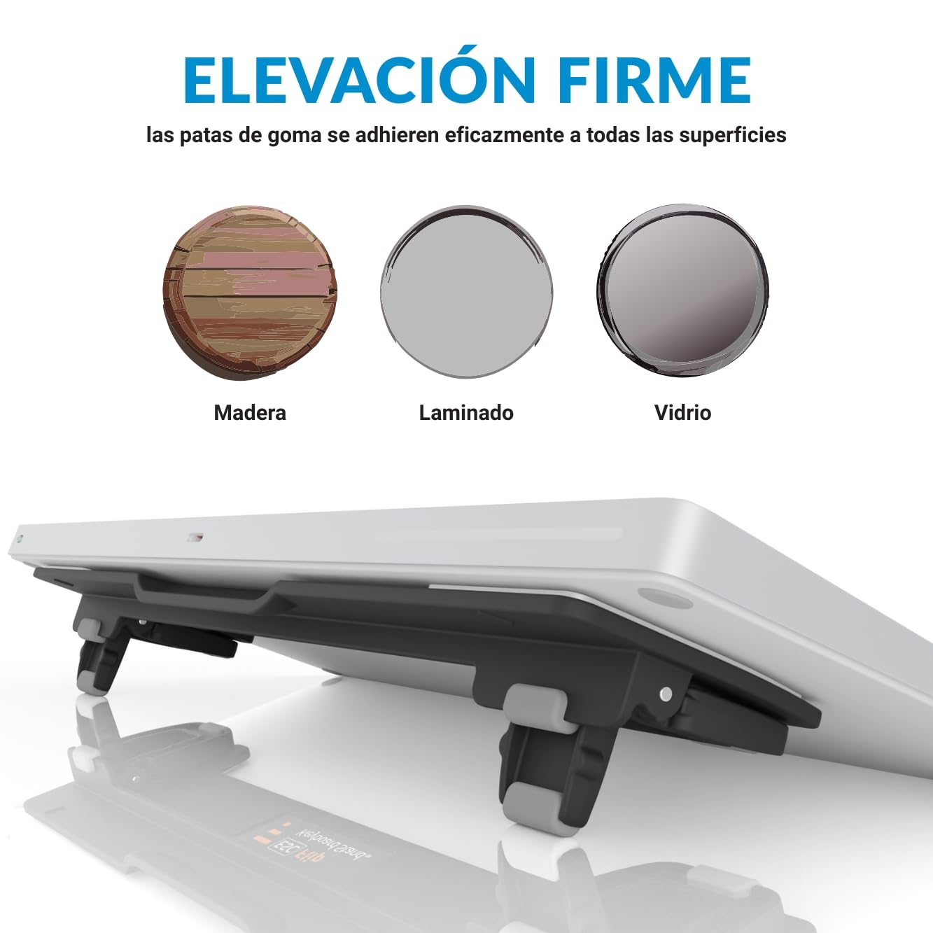 ESC Flip Soporte para Teclado de computadora, 3 Alturas Ajustables (Teclado no Incluido)