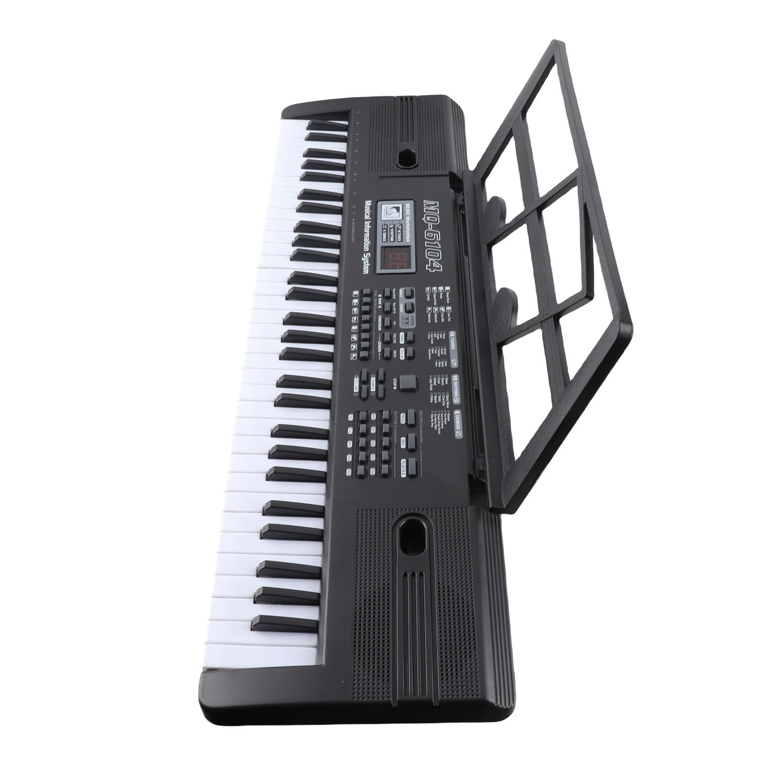 Teclado Digital 61 Teclas órgano Electrónico Portátil para Niños Aprendizaje Musical