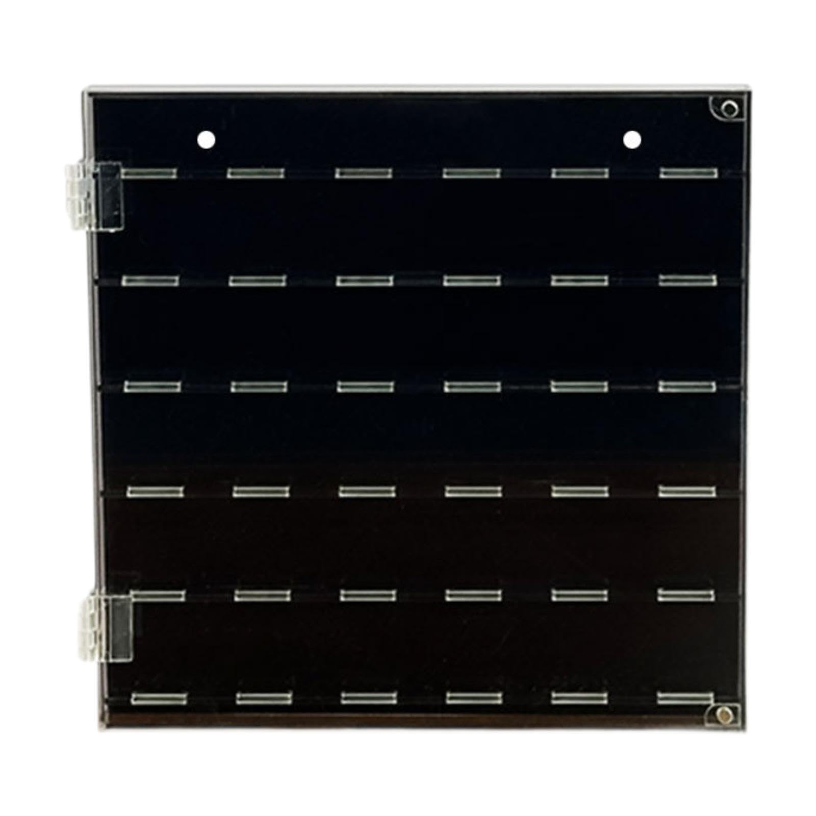 Étui de Présentation pour Médiators En Acrylique Grande Capacité, Boîte de Rangement Transparente, Organisateur Décoratif Adapté Aux Musiciens, 24.5 X 24.5 X 2.2 Cm