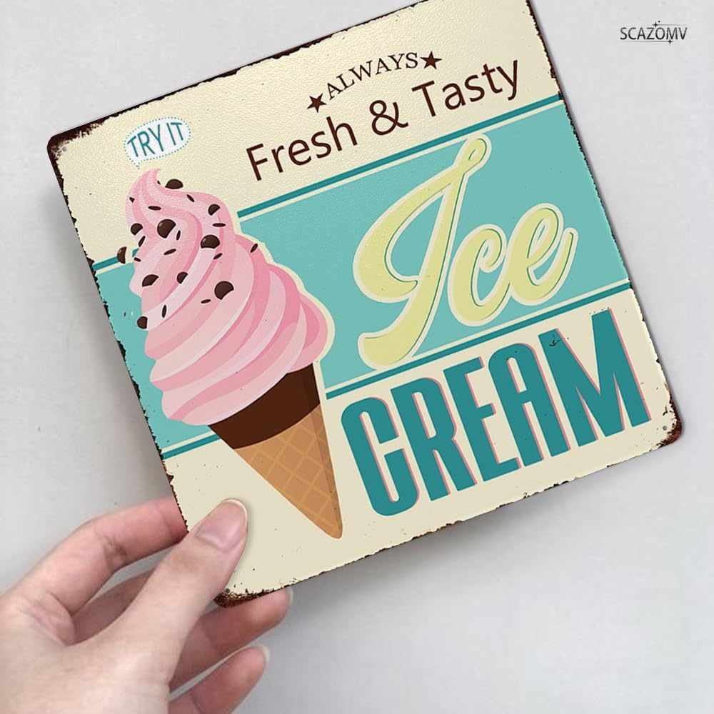 ICE CREAM 看板 アメリカ ヴィンテージ スチール foremost vintage