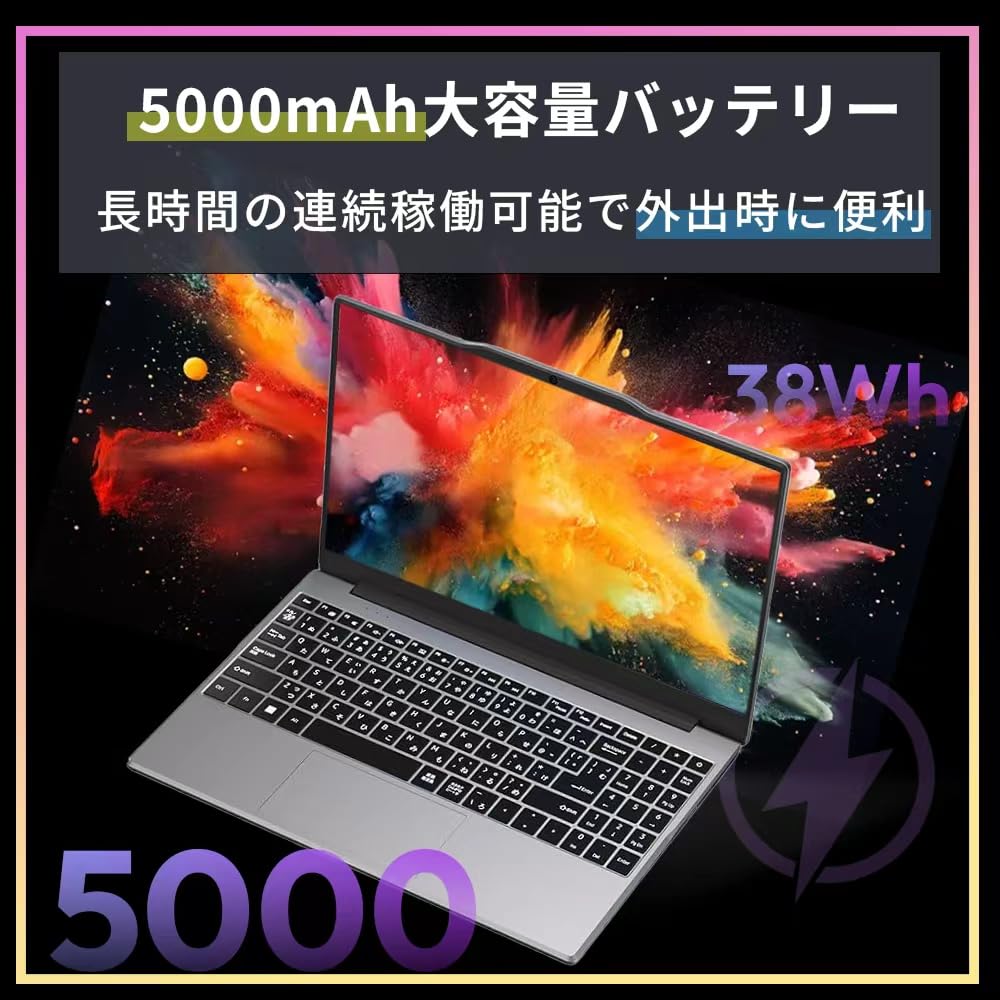 Amazon.co.jp: 2025最新型 15.6インチFHD（1920×1080） ノートパソコン 