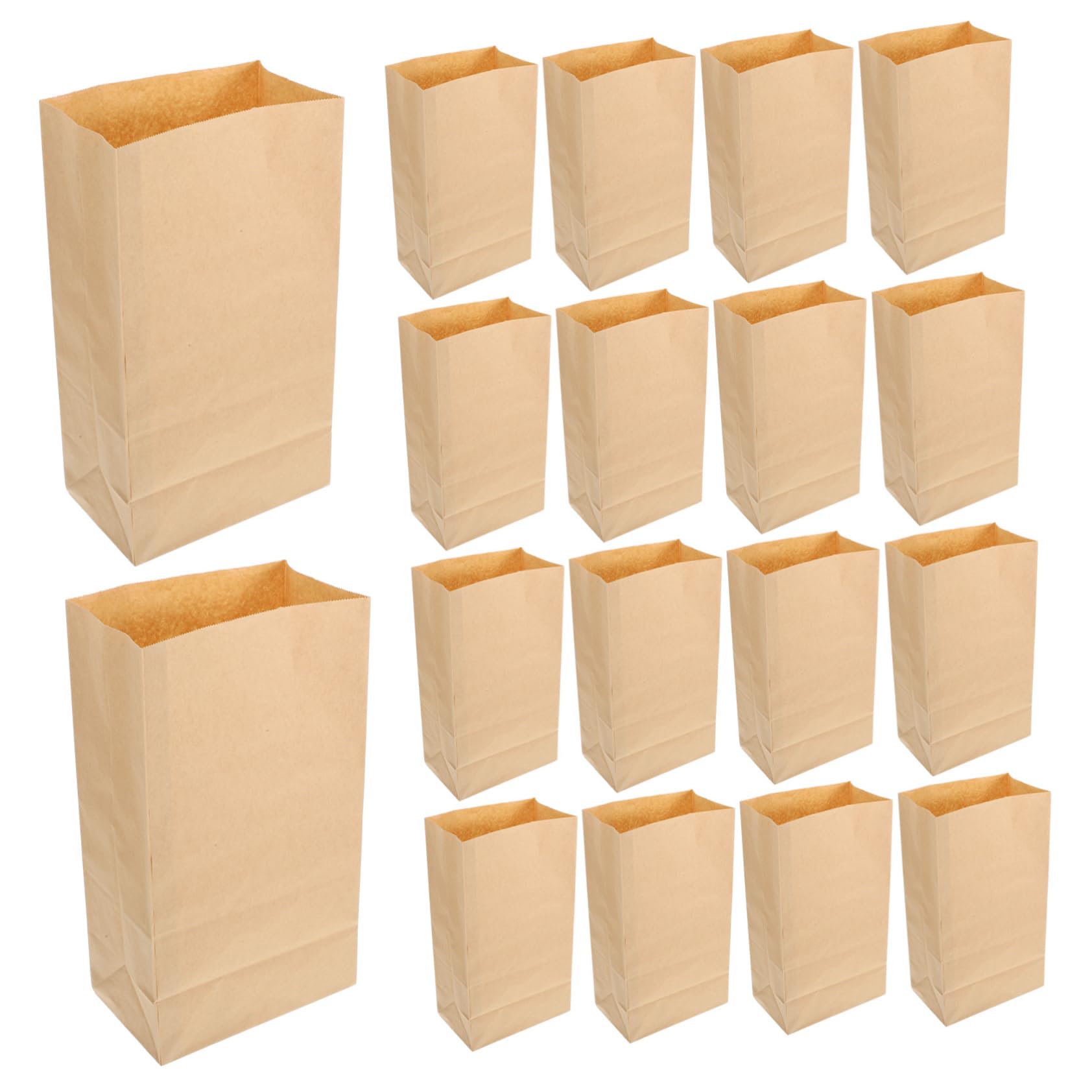 Bolsas de papel kraft Alipis de 50 piezas para sándwiches y comida para llevar