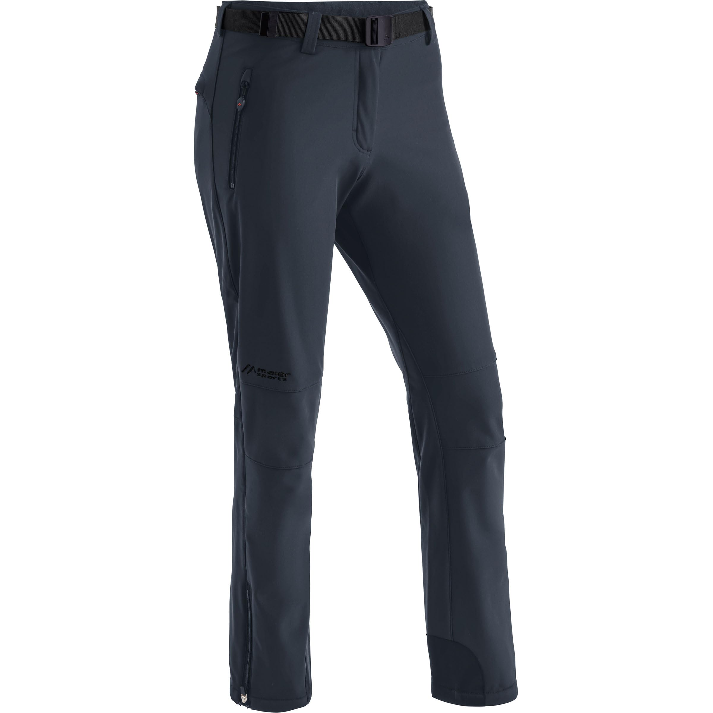 maier sports Tech Pants W, Women's Warm Hiking Trousers, Water-Repellent Softshell Outdoor Trousers for Trekking and Hiking, PFC-Free, mSTRETCH pro 2 & stormprotec Technology Graphite
