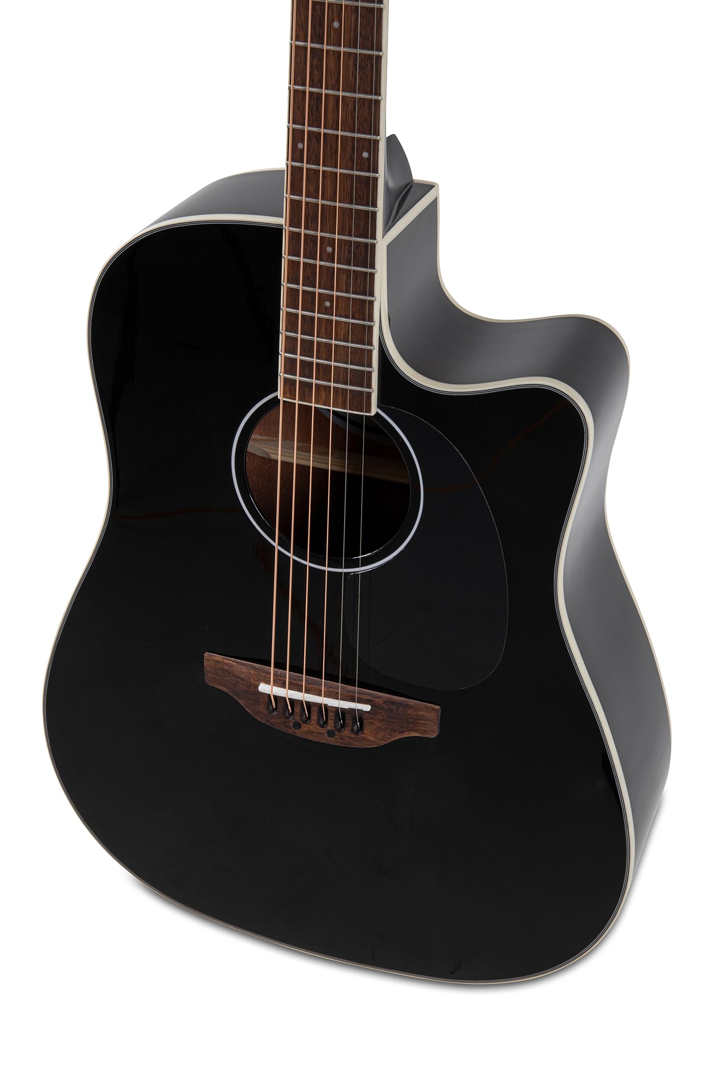 Applause Wood Classics AED96-5HG Chitarra acustica elettrica Nero lucido