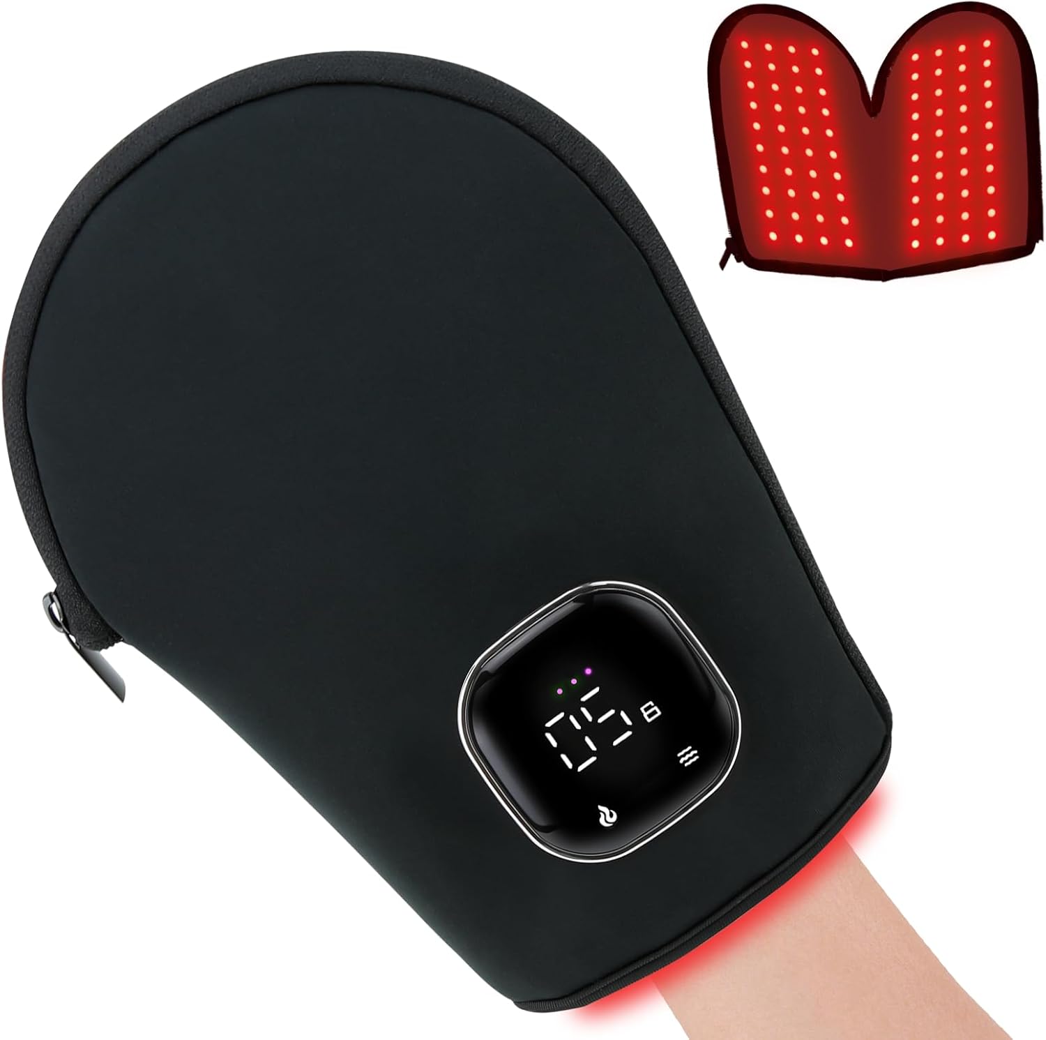 Red Light Therapy Device For Hands, Infrared Light Therapy Gloves Finger Wrist, Led Near Infrared Carpal Tunnel