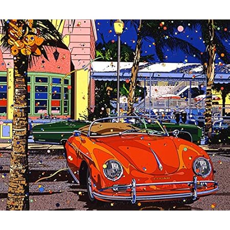 Amazon 鈴木英人 版画 歓迎された友人 アートフレーム ポスター オンライン通販