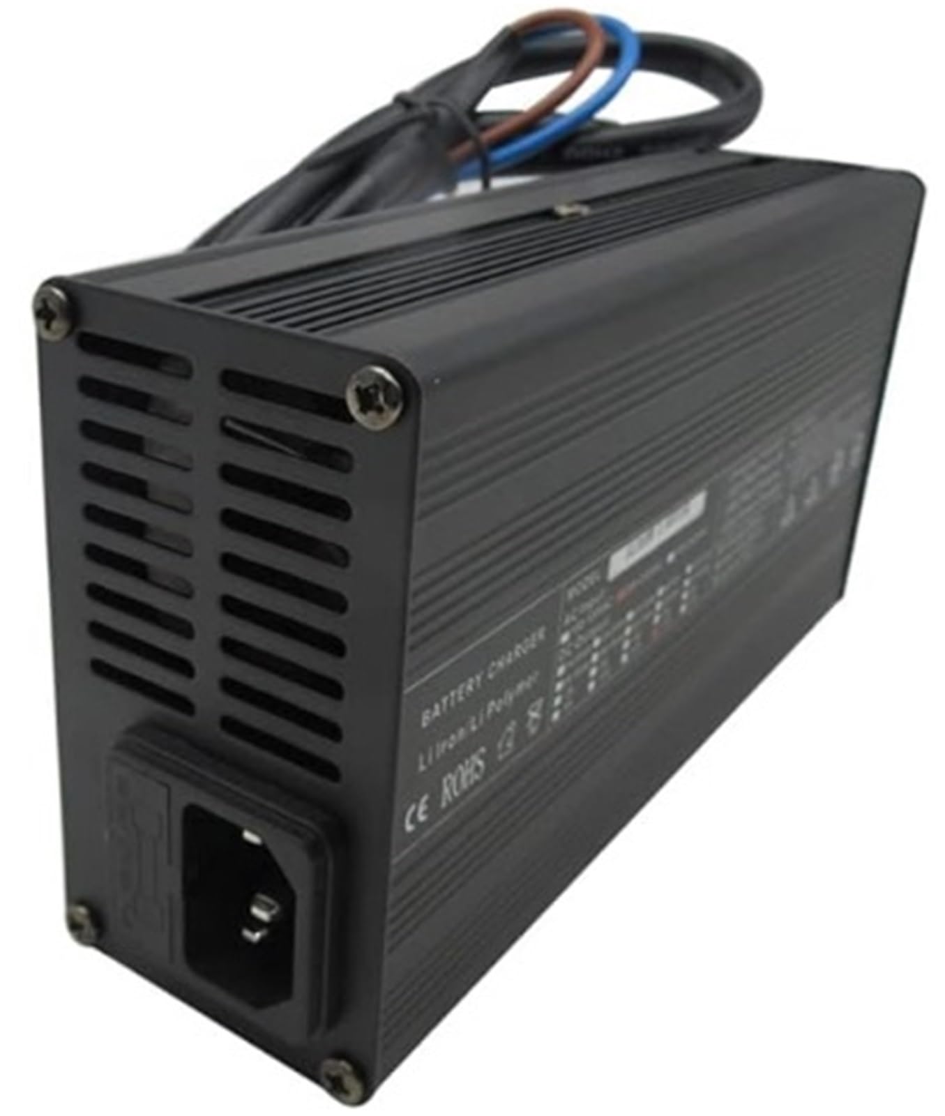 Ładowarka 24V 10a do akumulatora ołowiowego 10ah do 100ah 24V, akumulator elektryczny do wózka inwalidzkiego, inteligentny wentylator z wysokiej jakości stopu aluminium (kolor: 3P GX-16, rozmiar : 4)