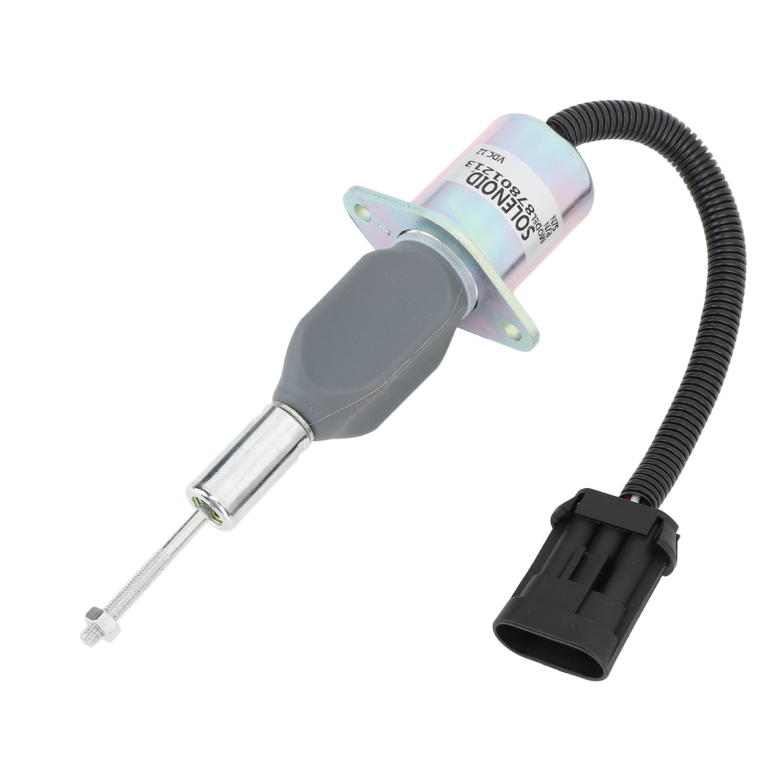 Válvula Solenoide de Cierre de Combustible de 12 V 87801213 para Motor - Solenoide de Corte de Combustible de Alta Sensibilidad para Generadores y Maquinaria